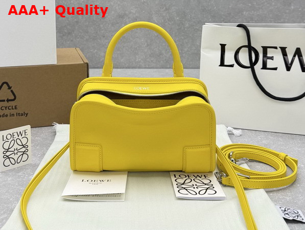 Loewe Mini Amazona 180 Bag in Daisy Yellow Soft Calfskin Replica