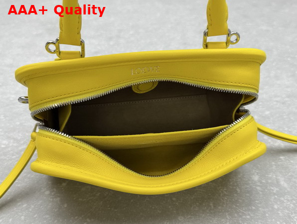 Loewe Mini Amazona 180 Bag in Daisy Yellow Soft Calfskin Replica