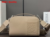 Loewe Mini Crossbody Camera Bag in Beige Satin Calfskin Replica