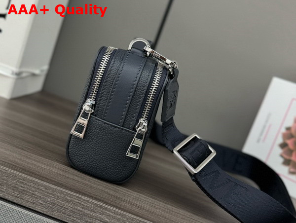 Loewe Mini Crossbody Camera Bag in Deep Navy Soft Grained Calfskin Replica