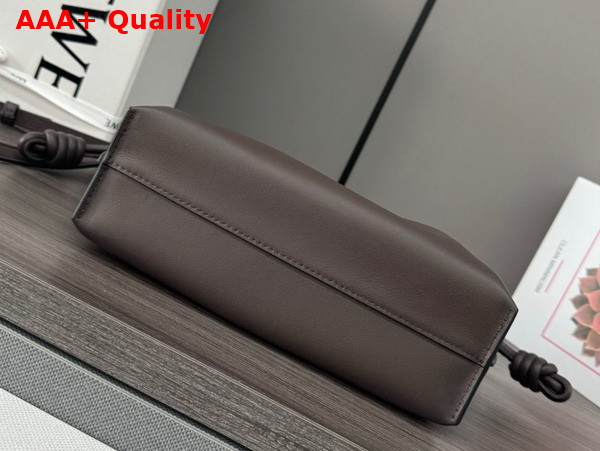 Loewe Mini Flamenco Clutch in Chocolate Nappa Calfskin Replica