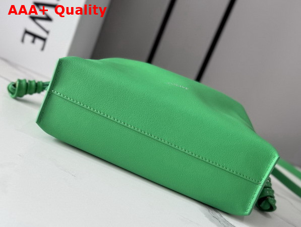 Loewe Mini Flamenco Clutch in Clover Green Nappa Calfskin Replica
