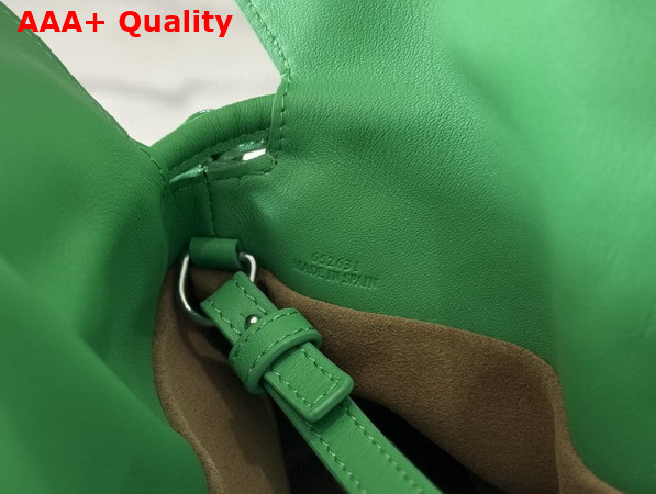 Loewe Mini Flamenco Clutch in Clover Green Nappa Calfskin Replica