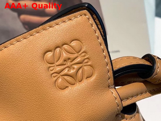 Loewe Mini Flamenco Clutch in Nappa Calfskin Warm Desert Replica