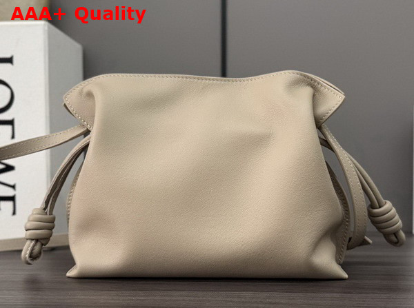 Loewe Mini Flamenco Clutch in Sand Nappa Calfskin Replica