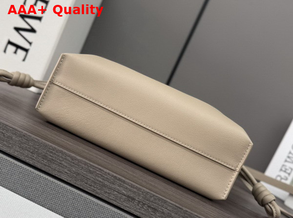 Loewe Mini Flamenco Clutch in Sand Nappa Calfskin Replica