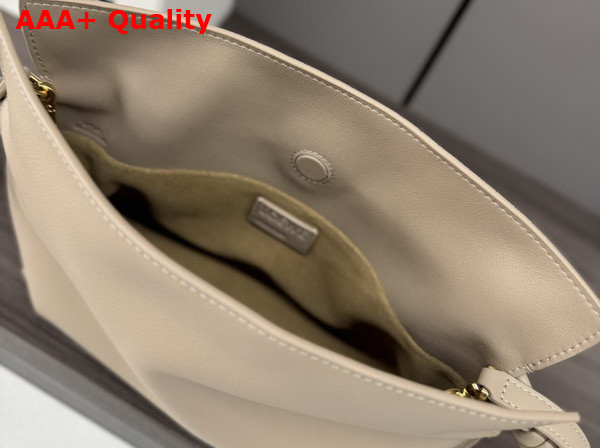 Loewe Mini Flamenco Clutch in Sand Nappa Calfskin Replica
