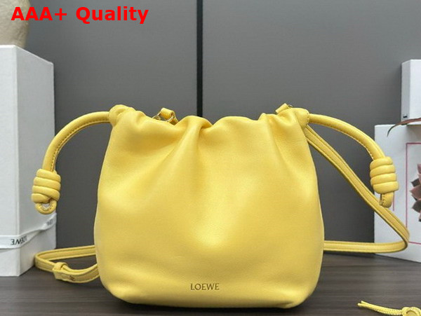 Loewe Mini Flamenco Purse Bag in Anise Mellow Nappa Lambskin Replica