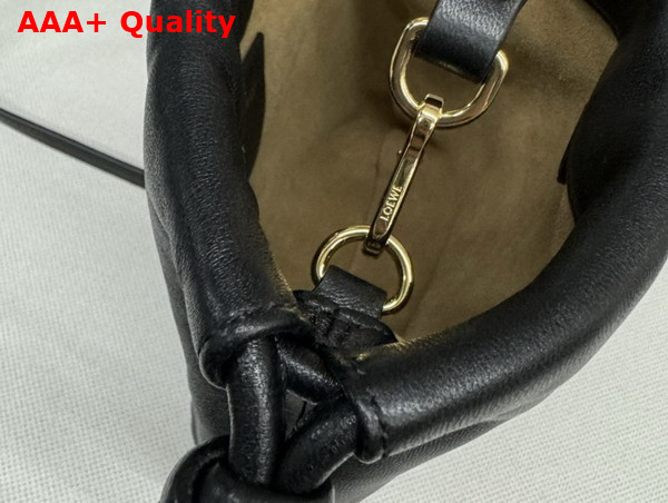 Loewe Mini Flamenco Purse Bag in Black Mellow Nappa Lambskin Replica