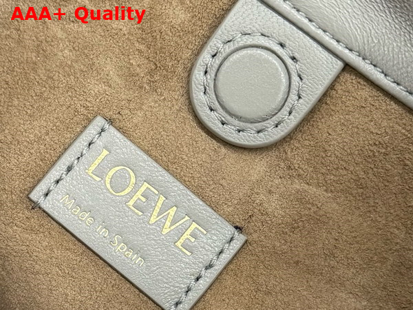 Loewe Mini Flamenco Purse Bag in Mellow Nappa Lambskin Shell Grey Replica