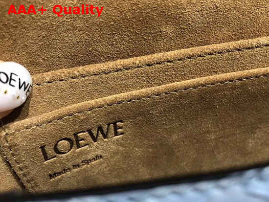 Loewe Mini Gate Bag Pale Blue Python Replica