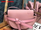 Loewe Mini Gate Bag in Soft Grained Calfskin Pink Replica