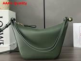 Loewe Mini Hammock Hobo in Dark Green Classic Calfskin Replica