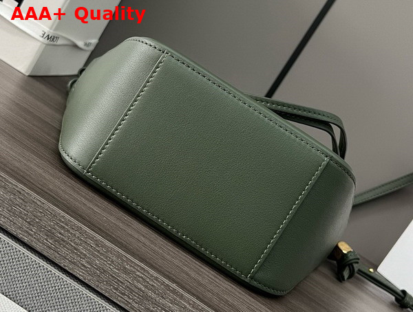 Loewe Mini Hammock Hobo in Dark Green Classic Calfskin Replica