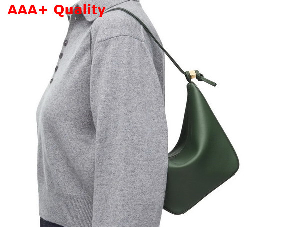 Loewe Mini Hammock Hobo in Dark Green Classic Calfskin Replica
