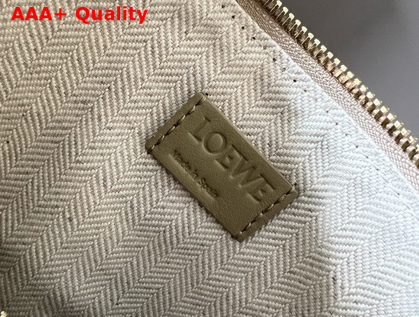 Loewe Mini Hammock Hobo in Light Khaki Classic Calfskin Replica