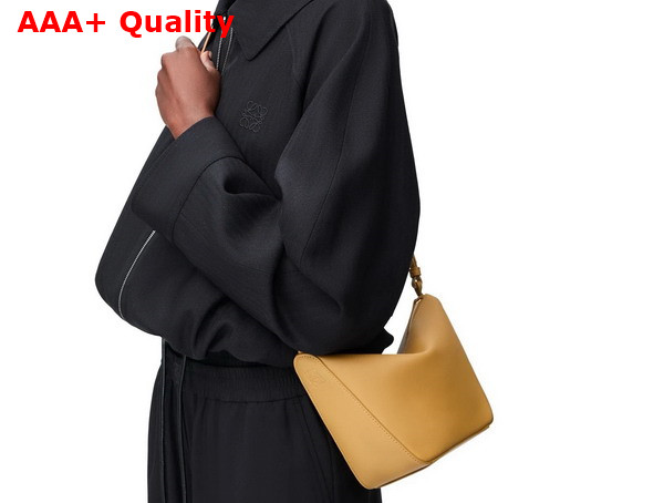 Loewe Mini Hammock Hobo in Sahara Classic Calfskin Replica