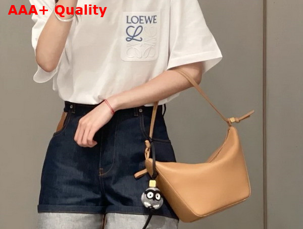 Loewe Mini Hammock Hobo in Warm Desert Classic Calfskin Replica