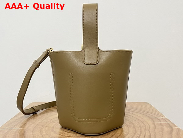Loewe Mini Pebble Bucket Bag in Oak Mellow Calfskin Replica