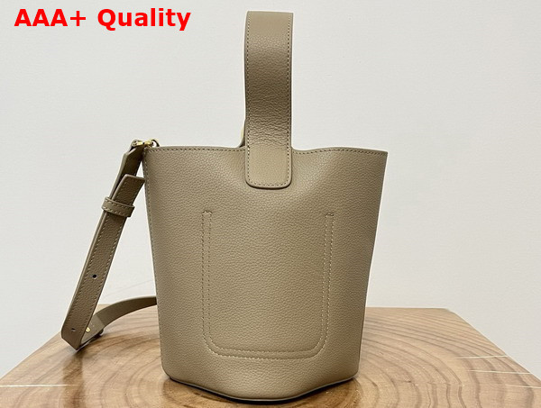 Loewe Mini Pebble Bucket Bag in Sand Soft Grained Calfskin Replica