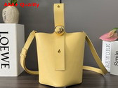 Loewe Mini Pebble Bucket in Butter Smooth Calfskin Replica