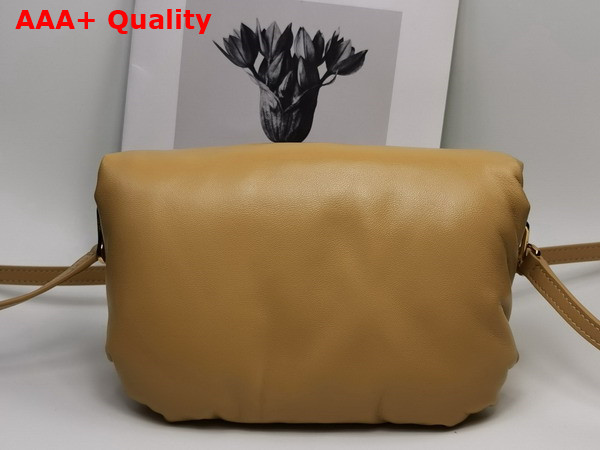Loewe Mini Puffer Goya Bag in Camel Shiny Nappa Lambskin Replica