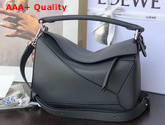 Loewe Small Puzzle Bag in Anthracite Soft Grained Calfskin Replica