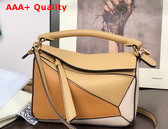 Loewe Mini Puzzle Bag in Classic Calfskin Dune Warm Desert Replica