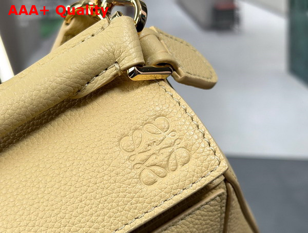 Loewe Mini Puzzle Bag in Dark Butter Soft Grained Calfskin Replica