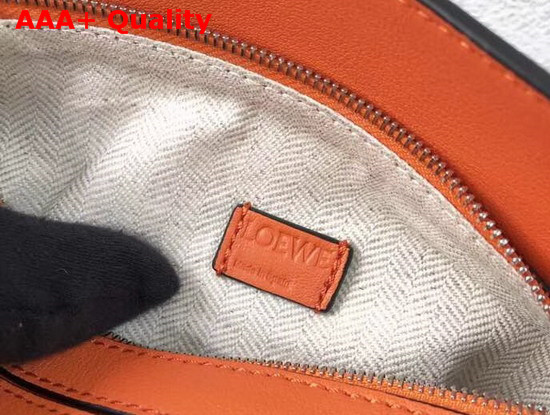 Loewe Mini Puzzle Bag in Orange Classic Calf Leather Replica