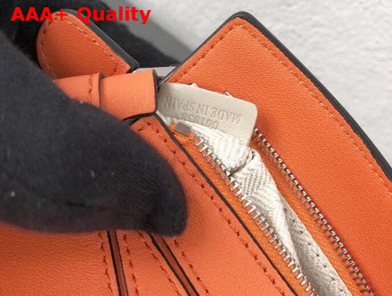 Loewe Mini Puzzle Bag in Orange Classic Calf Leather Replica