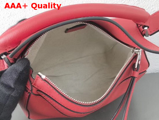 Loewe Mini Puzzle Bag in Red Classic Calf Leather Replica