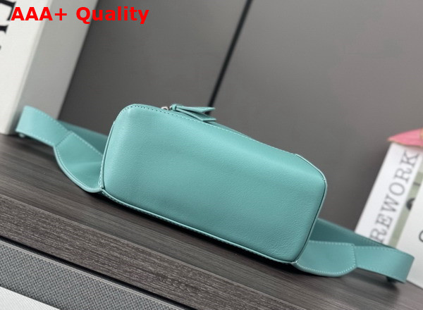 Loewe Mini Puzzle Bumbag in Turquoise Classic Calfskin Replica