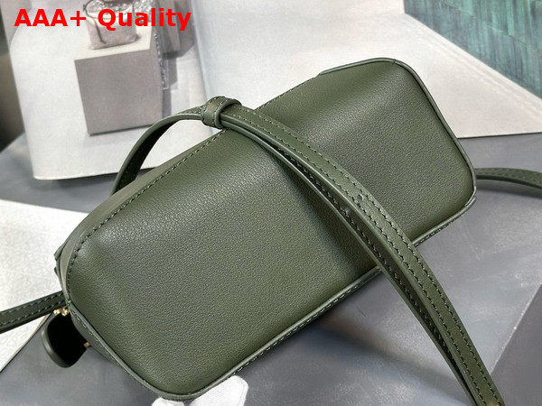 Loewe Mini Puzzle Edge Bag in Vintage Khaki Classic Calfskin Replica
