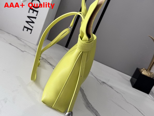 Loewe Mini Scarf Bag in Lemon Smooth Calfskin Replica