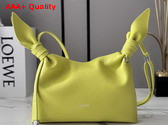 Loewe Mini Scarf Bag in Lemon Smooth Calfskin Replica