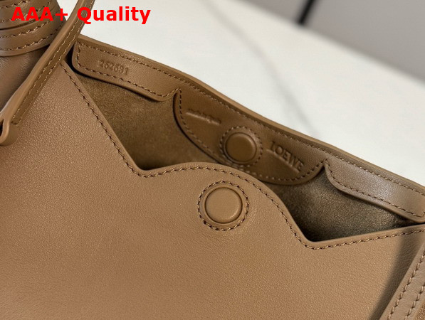 Loewe Mini Scarf Bag in Mocha Smooth Calfskin Replica
