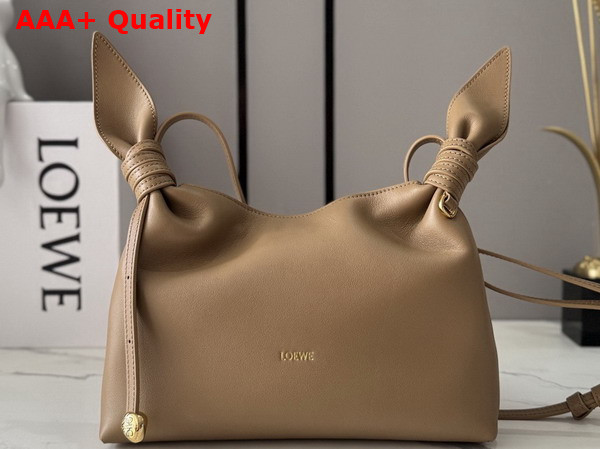 Loewe Mini Scarf Bag in Mocha Smooth Calfskin Replica