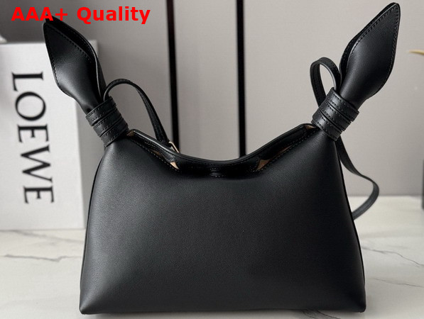 Loewe Mini Scarf Bag in Smooth Calfskin Black Replica