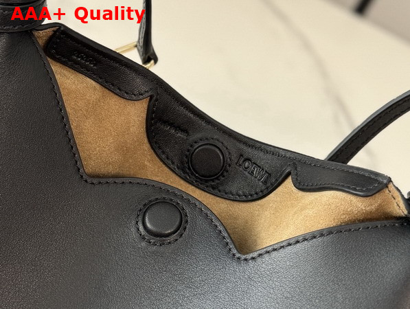 Loewe Mini Scarf Bag in Smooth Calfskin Black Replica