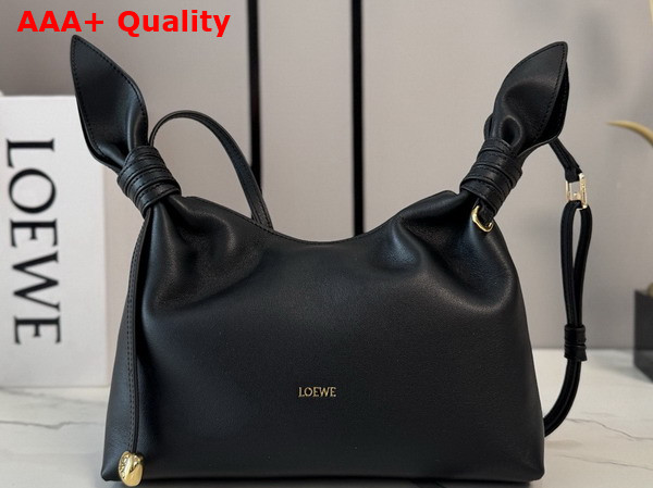 Loewe Mini Scarf Bag in Smooth Calfskin Black Replica