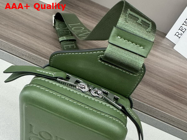 Loewe Molded Sling in Smooth Calfskin Green Replica