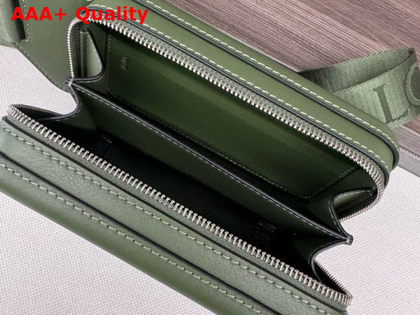 Loewe Molded Sling in Smooth Calfskin Green Replica