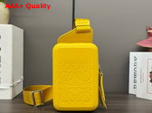 Loewe Molded Sling in Smooth Calfskin Yellow Replica