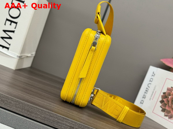 Loewe Molded Sling in Smooth Calfskin Yellow Replica