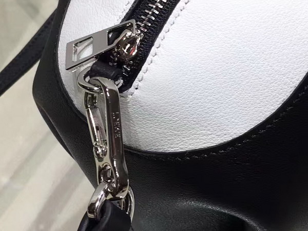 Loewe Panda Mini Bag in Black and White Calf Leather For Sale