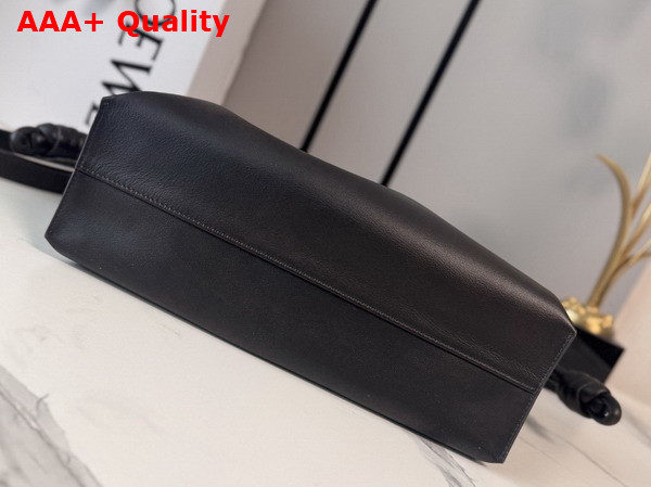 Loewe Panta Medium Flamenco Clutch in Vintage Brown Shiny Calfskin Replica