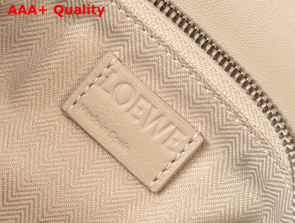 Loewe Panta Small Puzzle Bag in Light Ghost Shiny Calfskin Replica