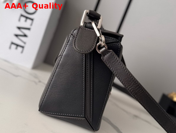 Loewe Panta Small Puzzle Bag in Vintage Brown Shiny Calfskin Replica