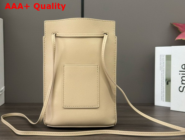 Loewe Pebble Dice Pocket in Avocado Green Classic Calfskin Replica